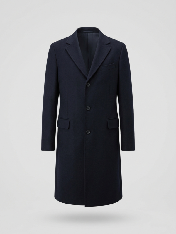 Cappotto lungo monopetto