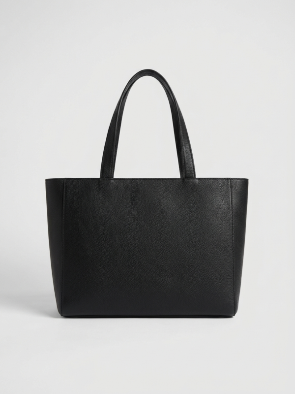 Borsa tote in pelle martellata